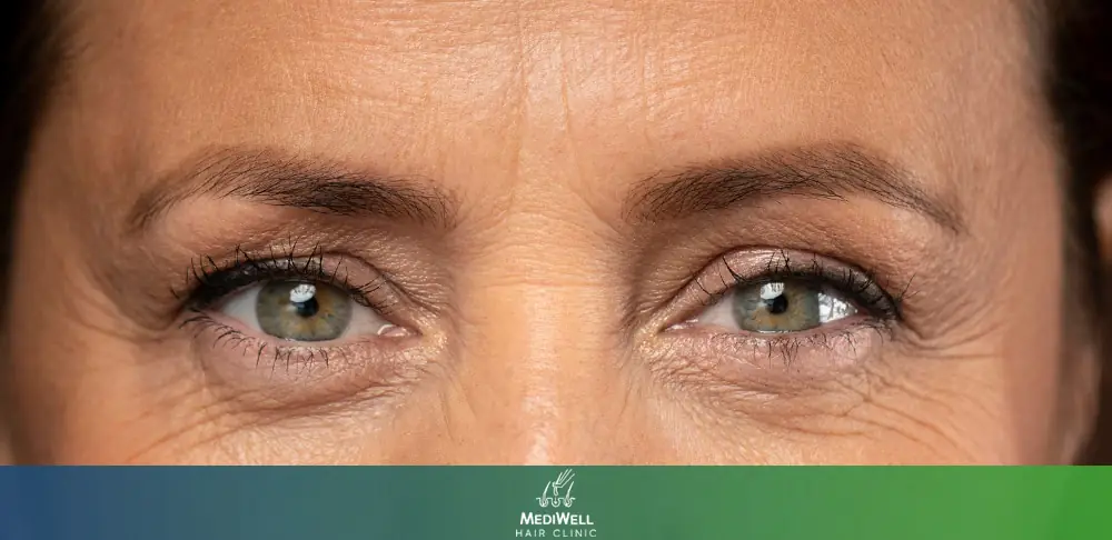 Ageing and Genetics Influence Eyebrow Density